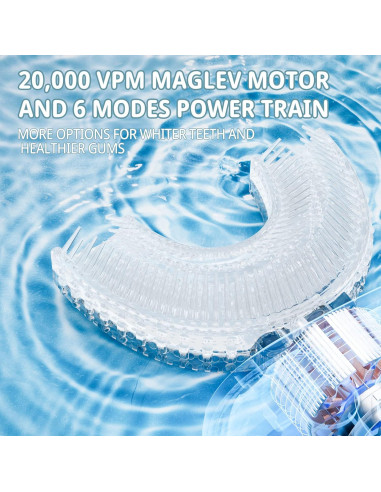 Cepillo de Dientes Eléctrico para Niños PVOGRT Azul 360 IPX7