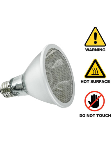 Lámpara de Calor Infrarrojo REPTI ZOO 100W para Reptiles