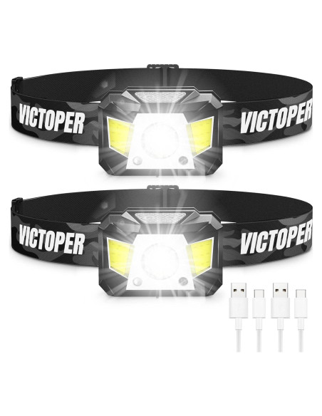 Linterna Frontal Recargable Victoper GY10 1200 Lúmenes 8 Modos Linterna Frontal Recargable Victoper GY10 1200 Lúmenes 8 Modos