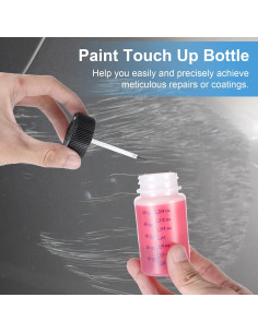 60 Botellas de Pintura de Retocado AOZUO 60ml con Pincel 2