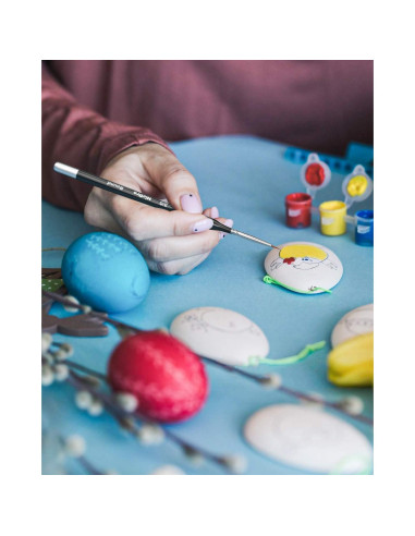 Juego de Pinceles de Detalle Nicpro 5 PCS 3/0 para Pintura