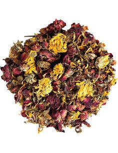 Mezcla Herbal Flower Power Pequeña Selección 125g para Conejos 2