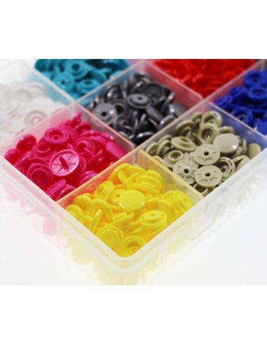 Kit de 288 Broches KAM T8 BetterJonny para Manualidades y Costura