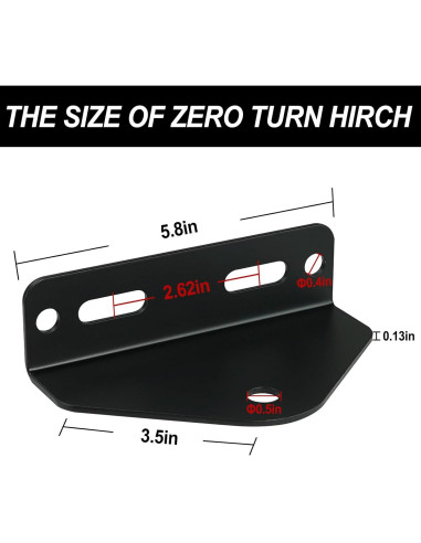 Enganche de Remolque Adorish para Cortadora de Césped 0.58kg