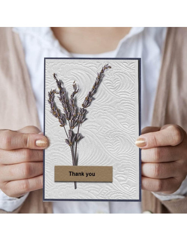 Carpeta de Relieve Estivaux Olas para Tarjetas 10.5 x 14.3 cm