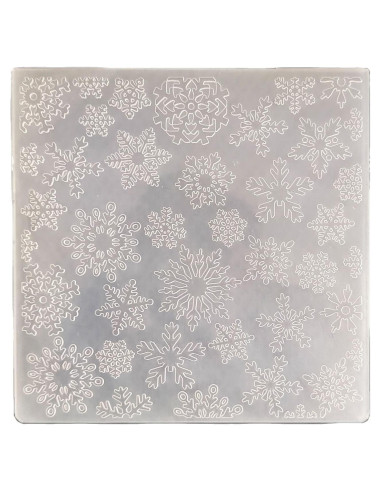 Carpeta de Relieve WJ 3D Copo de Nieve 10.5x15cm para Tarjetas