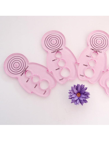 Kit de Quilling de Papel EXCEART 30 Pcs Rosa - Herramientas Manualidades