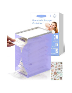 Organizador de Congelador para Leche Materna M-4 - 1.89L - Púrpura