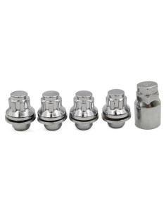 Juego de Tuercas de Llantas Cromo DSkoiph M12x1.5 Compatible Toyota