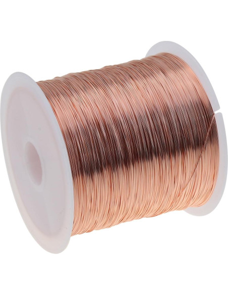Hilo de Cobre Desnudo 28 Gauge 100 Metros para Manualidades