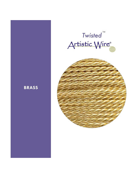 Alambre Artístico Beadalon 20 Calibre 0.81 mm Latón 7.31 m Alambre Artístico Beadalon 20 Calibre 0.81 mm Latón 7.31 m