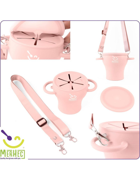 Set de Alimentación para Bebés MH23092023 - Silicona Rosa Oscuro Set de Alimentación para Bebés MH23092023 - Silicona Rosa Oscuro
