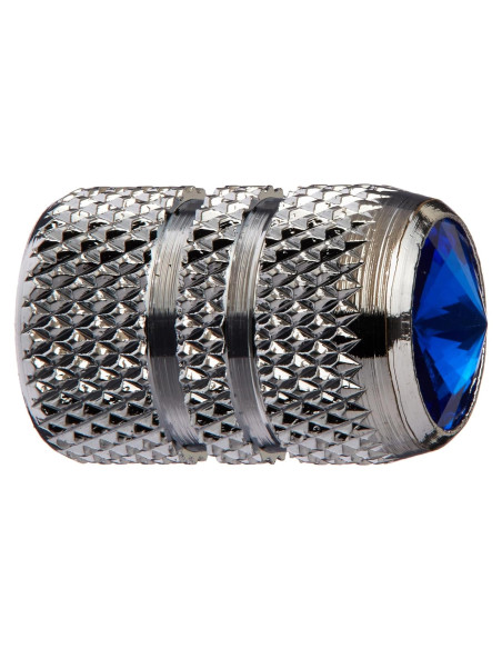 Tapa de Válvula Cromada Azul RoadPro RPCRVC4B - 4 Piezas Tapa de Válvula Cromada Azul RoadPro RPCRVC4B - 4 Piezas