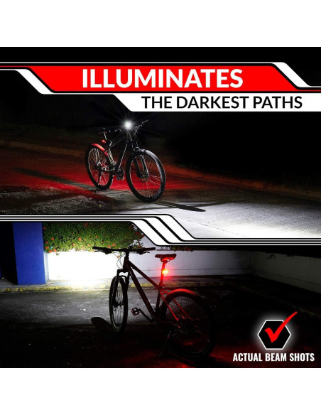 Juego de Luces Recargables GearLight S400 Pro para Bicicleta Juego de Luces Recargables GearLight S400 Pro para Bicicleta