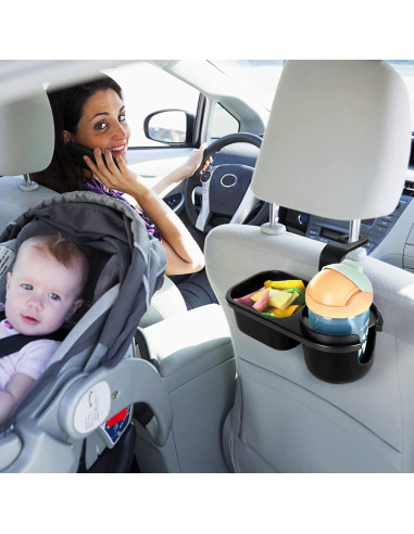 Organizador de Asiento de Auto Accmor 2 en 1 con Portavasos