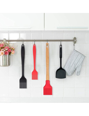 Brocha de Silicona SURDOCA 2 Pcs Resistente al Calor 25.7 cm