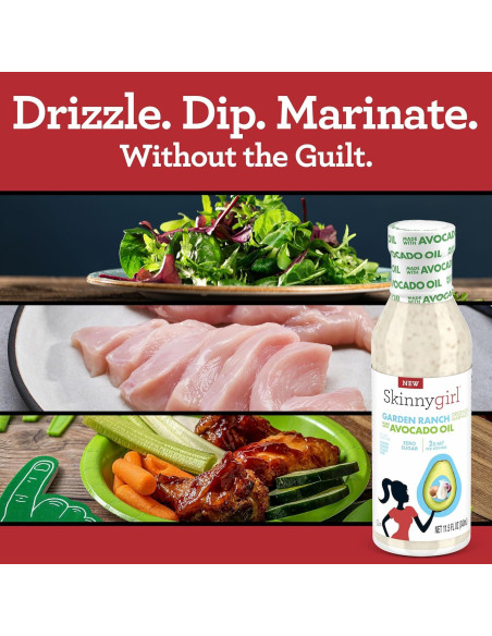 Aderezo para Ensaladas Skinnygirl Garden Ranch 326g Sin Azúcar Aderezo para Ensaladas Skinnygirl Garden Ranch 326g Sin Azúcar