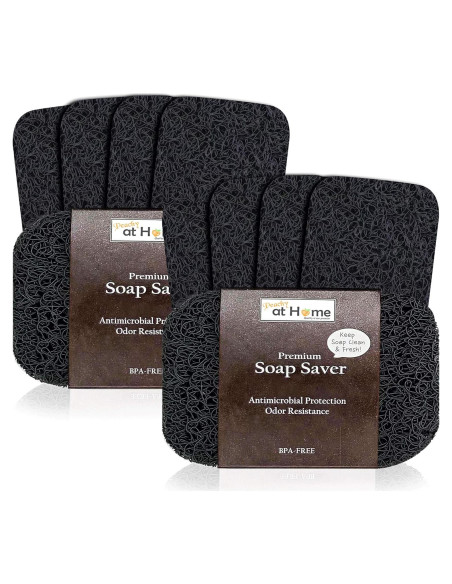 Soportes de Jabón Ecológicos Es Senah 8 Pack Antideslizantes Soportes de Jabón Ecológicos Es Senah 8 Pack Antideslizantes