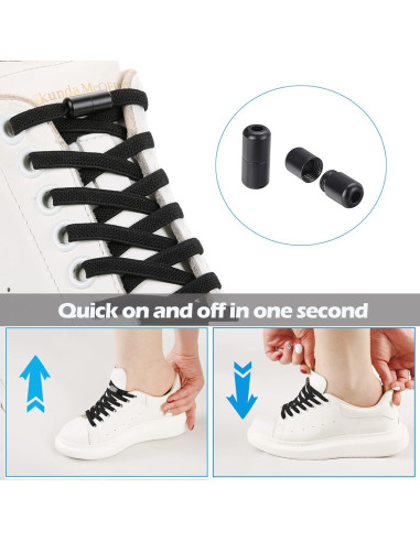 Cintas Elásticas ZHENTOR Sin Atar para Zapatos Unisex