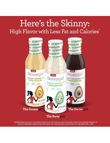 Aderezo para Ensaladas Skinnygirl Garden Ranch 326g Sin Azúcar