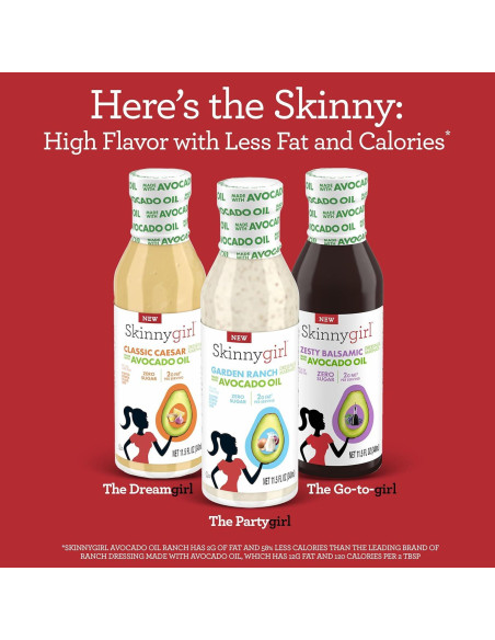 Aderezo para Ensaladas Skinnygirl Garden Ranch 326g Sin Azúcar Aderezo para Ensaladas Skinnygirl Garden Ranch 326g Sin Azúcar