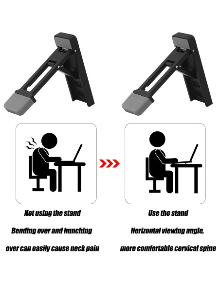 Soporte Plegable para Teclado Gosknor K09265 Negro Soporte Plegable para Teclado Gosknor K09265 Negro