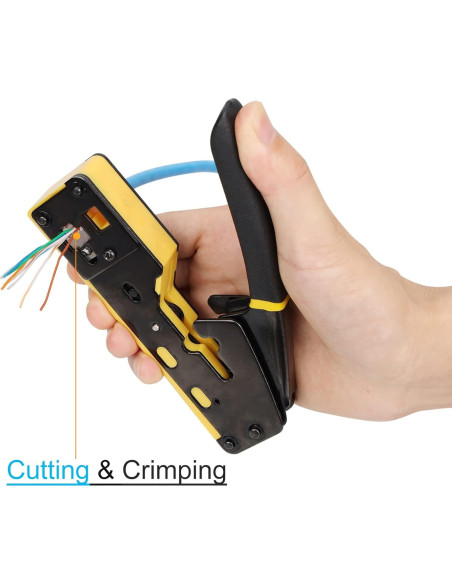 Kit de Crimpado RJ45 Solsop 16 con Probador de Cable Kit de Crimpado RJ45 Solsop 16 con Probador de Cable