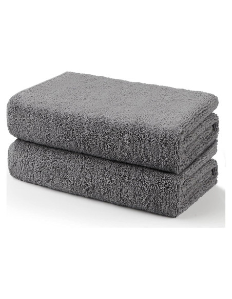 Toallas de Secado HOMEXCEL Microfibra 89x64cm Paquete de 2 Toallas de Secado HOMEXCEL Microfibra 89x64cm Paquete de 2