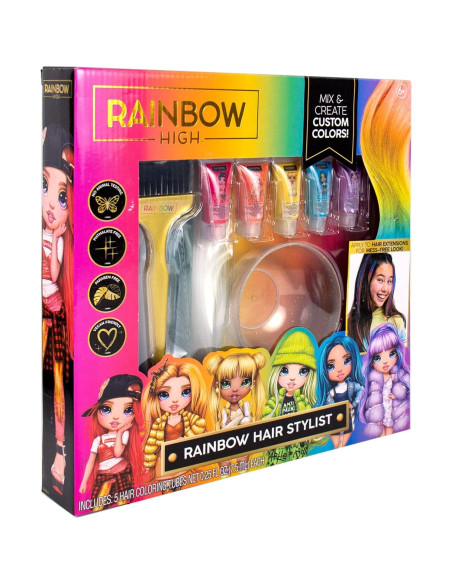 Set Estilista de Cabello Arcoíris Horizon Group USA - 5 Geles y 3 Extensiones Set Estilista de Cabello Arcoíris Horizon Group USA - 5 Geles y 3 Extensiones