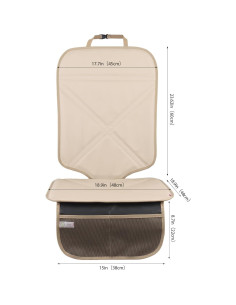 Protector de Asiento de Coche Viaviat FM028 Beige Impermeable 2