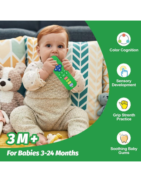 Set de 3 Mordedores para Bebés Fu Store Silicona 0-36 Meses Set de 3 Mordedores para Bebés Fu Store Silicona 0-36 Meses