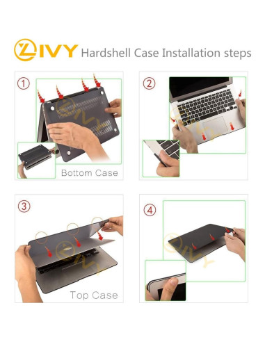 IVY Funda Dura para MacBook 12" Dragón Ardiente