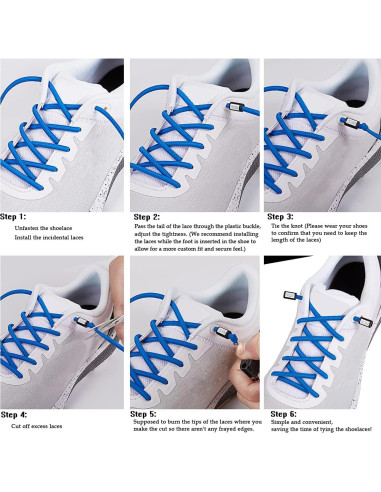 Cordones elásticos sin atar Anan520 para zapatos unisex - Negro