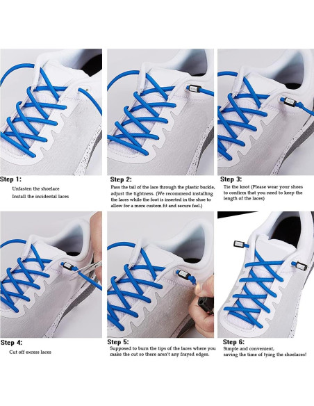 Cordones elásticos sin atar Anan520 para zapatos unisex - Negro Cordones elásticos sin atar Anan520 para zapatos unisex - Negro