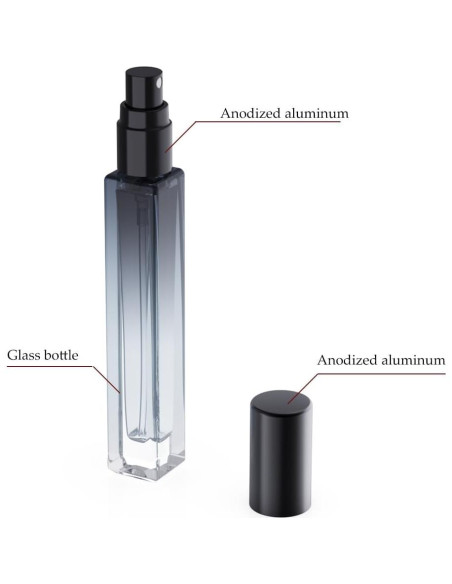 5 Botellas de Spray de Vidrio 10ml Seafulee Recargables 5 Botellas de Spray de Vidrio 10ml Seafulee Recargables