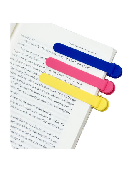 3 Marcadores Automáticos de Silicona Meiqils para Leer 3 Marcadores Automáticos de Silicona Meiqils para Leer