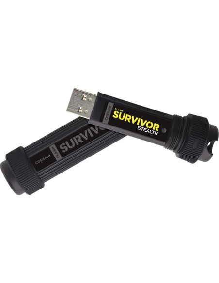 Pendrive USB 3.0 Corsair Flash Survivor Stealth 64GB Negro Pendrive USB 3.0 Corsair Flash Survivor Stealth 64GB Negro