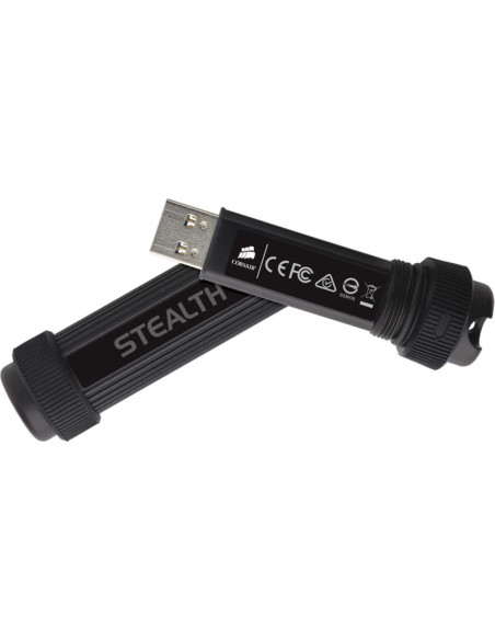 Pendrive USB 3.0 Corsair Flash Survivor Stealth 64GB Negro Pendrive USB 3.0 Corsair Flash Survivor Stealth 64GB Negro