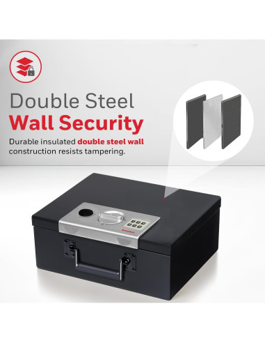 Caja Fuerte Honeywell 6108 Digital Resistente al Fuego 2.9kg