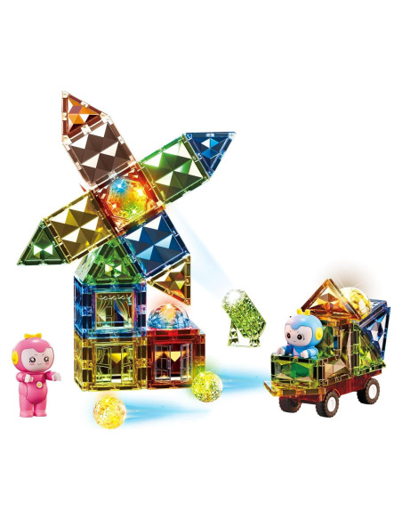 Juego de Construcción Magnético 57 Pcs Unique Kids - Juguete STEM Juego de Construcción Magnético 57 Pcs Unique Kids - Juguete STEM