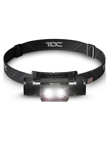 Linterna Frontal TDC VX2 1000 Lúmenes Recargable USB-C