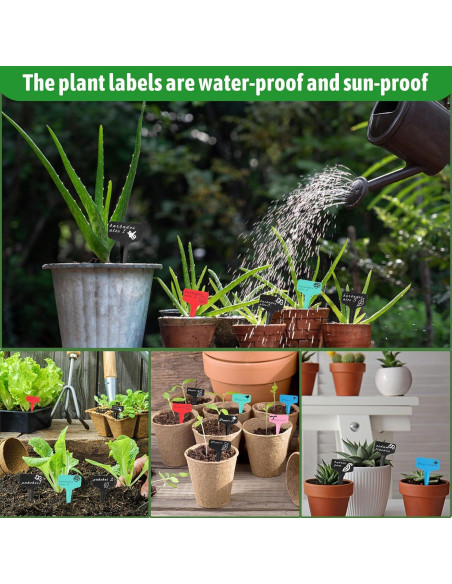 Etiquetas de Jardín 200 Pcs Xgunion Plástico Negro 10x6 cm Etiquetas de Jardín 200 Pcs Xgunion Plástico Negro 10x6 cm