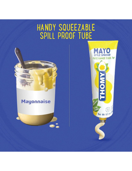 Mayonesa Thomy A La Francesa 4 Tubos de 256 g - Sabor Suave Mayonesa Thomy A La Francesa 4 Tubos de 256 g - Sabor Suave