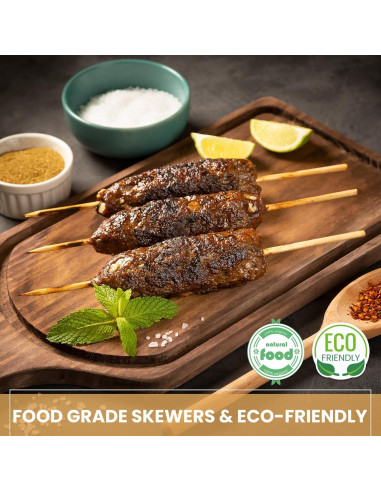 Palitos de Bambú DecorRack 15.24 cm - 100 Unidades para BBQ