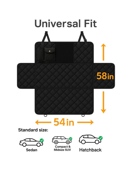 Funda de Asiento para Perros Fidozen S5V101 - Impermeable y Antideslizante Funda de Asiento para Perros Fidozen S5V101 - Impermeable y Antideslizante