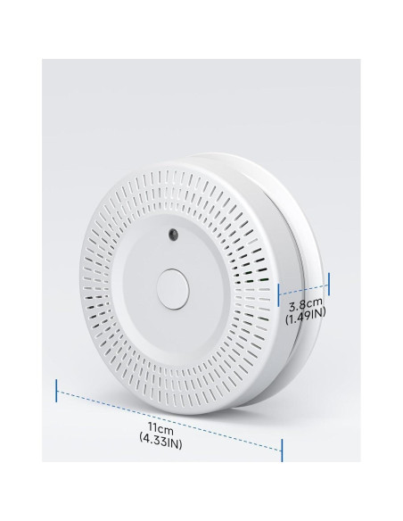Detector de Humo Lecoolife GS528A Batería 9V Paquete de 3 Detector de Humo Lecoolife GS528A Batería 9V Paquete de 3