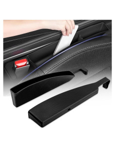 Organizador Relleno Espacio Asientos Coche Carleef Negro