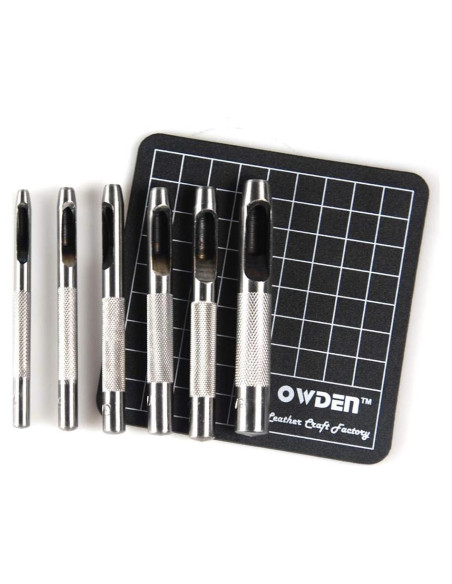 Juego de 6 Punch Hollow OWDEN con Mat de Corte Gratis Juego de 6 Punch Hollow OWDEN con Mat de Corte Gratis