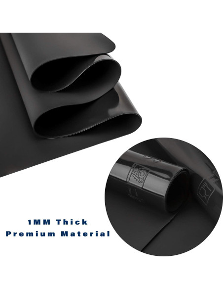 Alfombrilla de Silicona Negra Extra Grande Gartful 60x40 cm Alfombrilla de Silicona Negra Extra Grande Gartful 60x40 cm