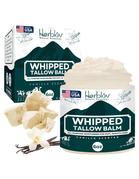 Bálsamo de Sebo de Res Herblov 181g - Hidratante Natural Vainilla Bálsamo de Sebo de Res Herblov 181g - Hidratante Natural Vainilla
